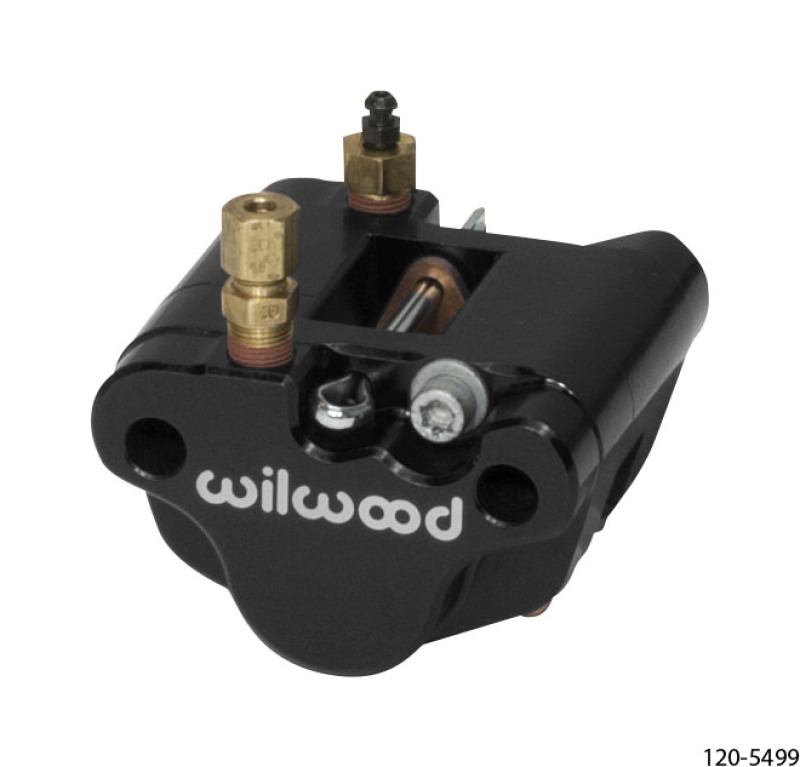 Wilwood 120-5499 Billet Go-Kart Brake Caliper, 1.00 Pistons / .50 Disc