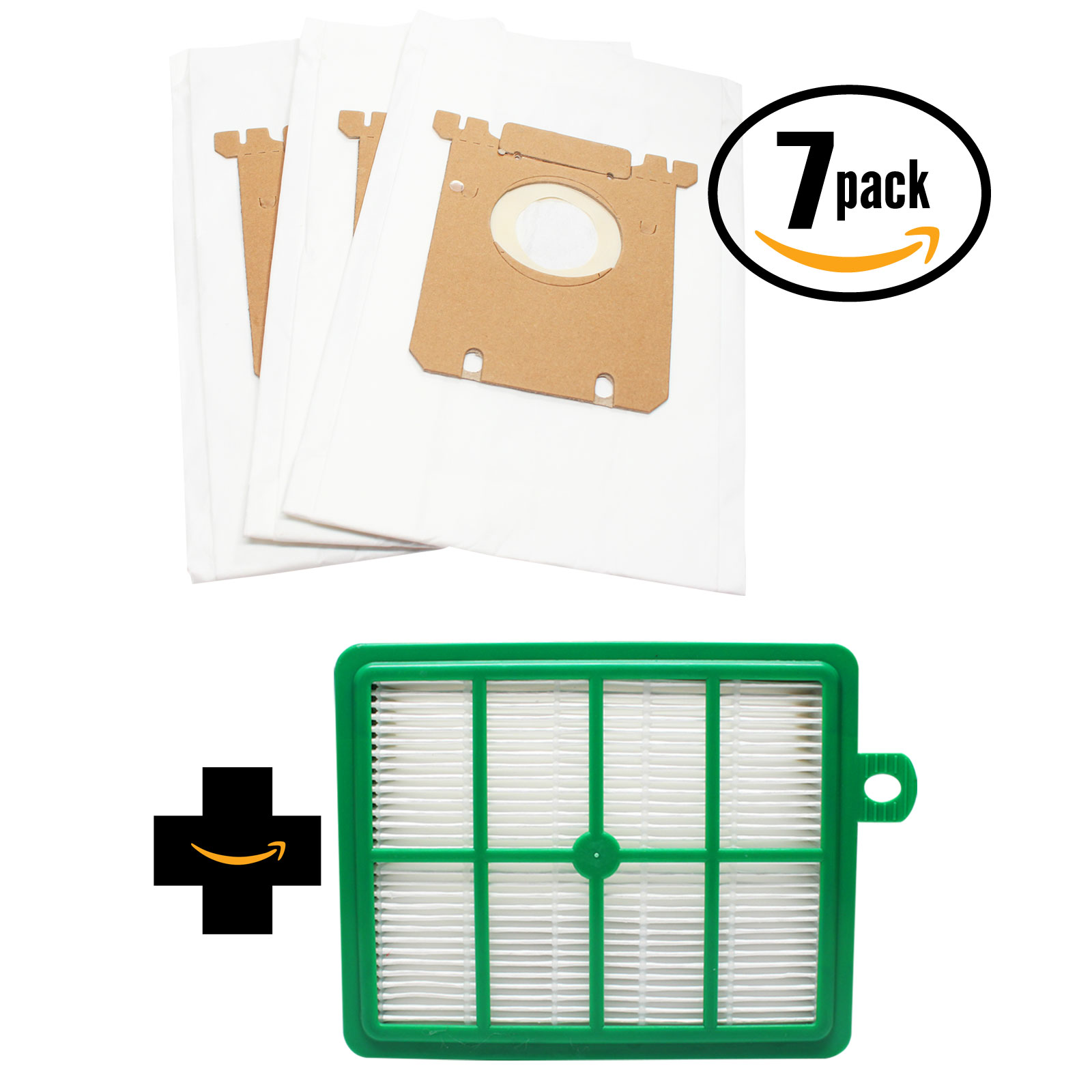 21 Replacement Eureka 6990 Series Vacuum Bags & 1 Filter - Compatible Eureka Style OX Vacuum Bag & HF-12, HF-1 Filter