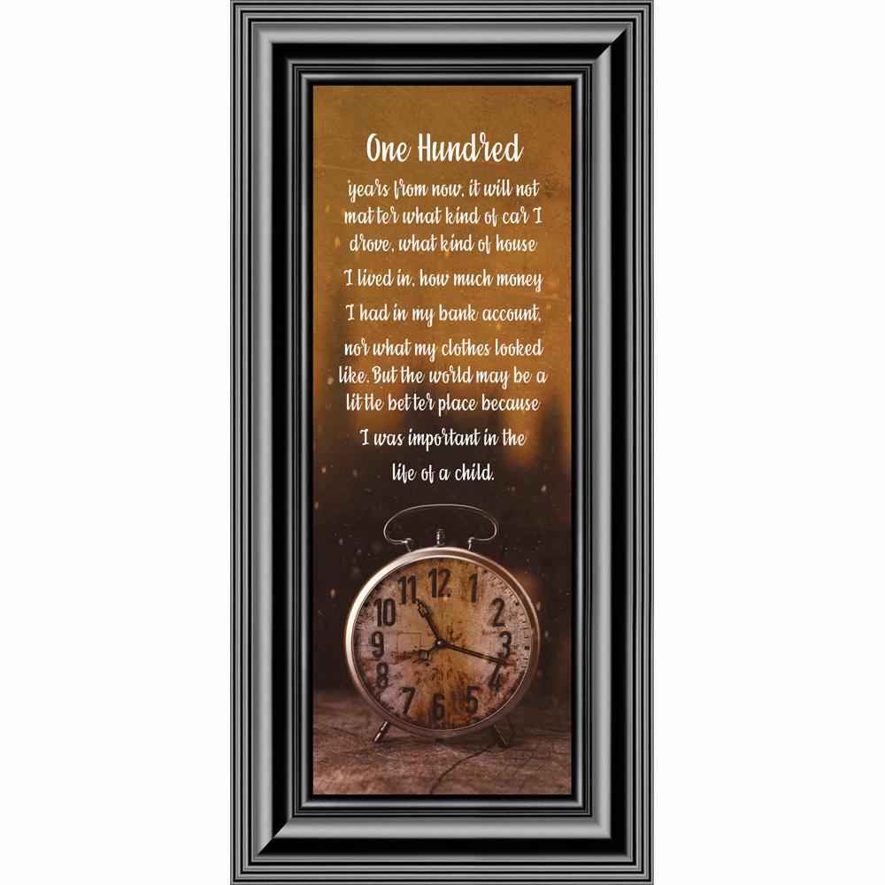 One Hundred Years from Now  Teacher Gifts  Parents Gifts  7343B