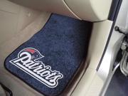 NFL - New England Patriots 2-piece Carpeted Car Mats 18