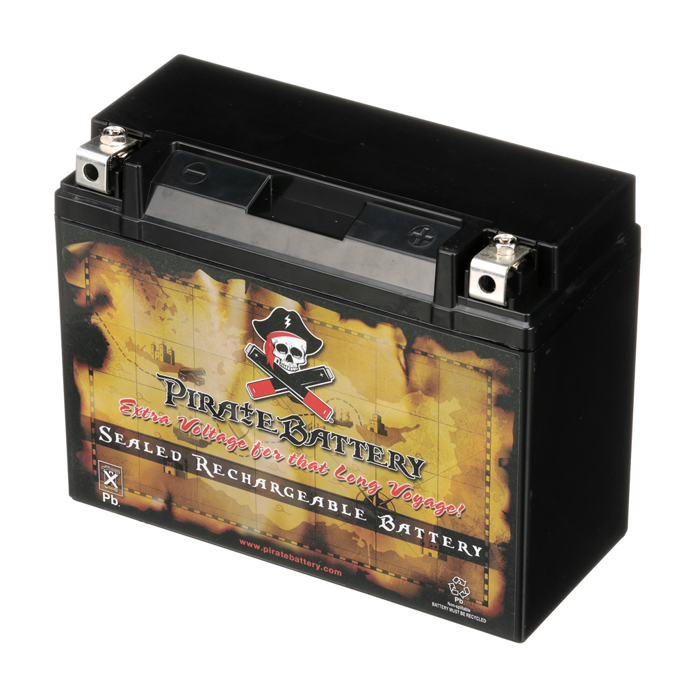 Pirate Battery Y50-N18L-A3 (50-N18L-A3 12 Volt 20 Ah  260 CCA) Snowmobile Battery for Arctic Cat Firecat All Cc 03- 06