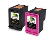 JARBO Replacement HP 61XL Ink Cartridge (1 Tri-Color 1 Black,2 Pack) with Ink Level Display Use in HP Envy 4500 5530 5534 Deskjet 1000 1512 2540 3050