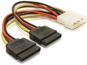 DeLOCK Cable Power SATA HDD 2x > 4pin Male 0.112 M
