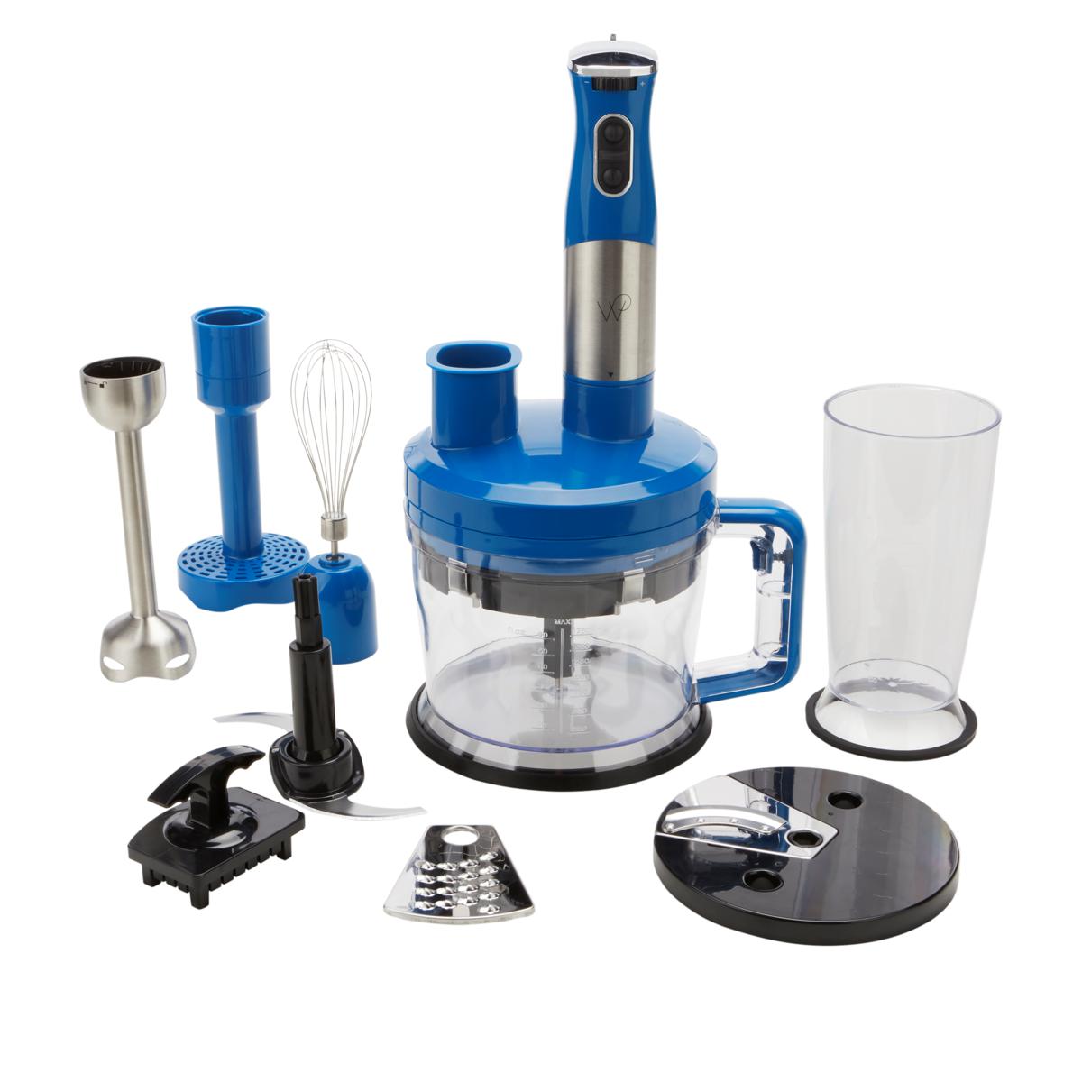 Wolfgang Puck 7-in-1 Immersion Blender with 12-Cup Food Processor Model 649-012