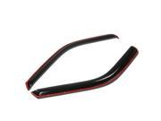 DNA Motoring WVS-109 for 1999 to 2015 Ford Super Duty 2pcs Window Visor Deflector Rain Guard (Dark Smoke) 01 02 03 04 05 06 07 08 09 10 11 12 13 14