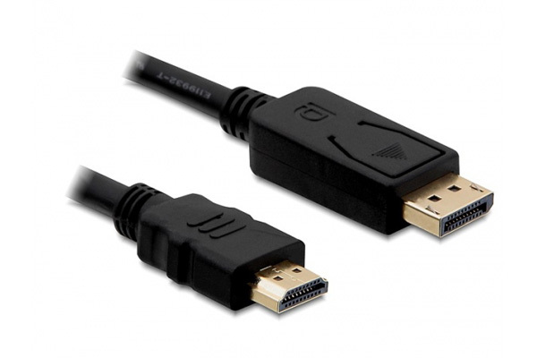DeLOCK Displayport/HDMI. 1m Black