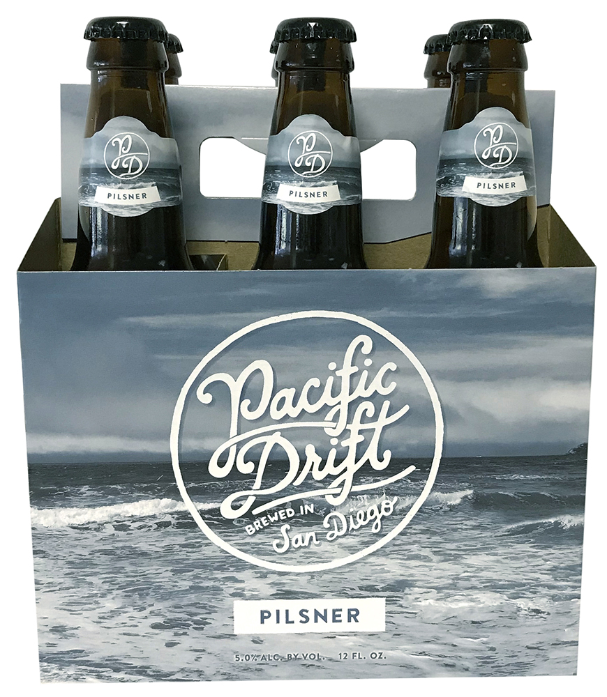 Pacific Drift Pilsner, 6 Pack, 12 Fl Oz Bottles