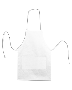 Liberty Bags LB5509 Splatter Armor Apron in White | Cotton/Polyester Blend 5509