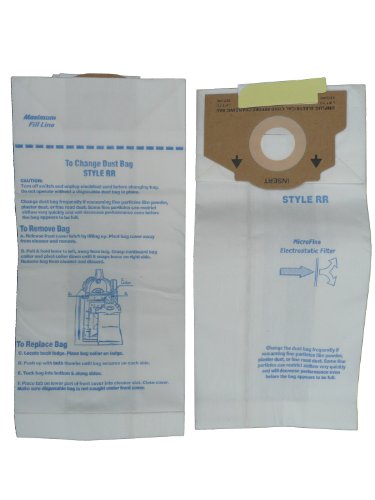 3 Eureka Type RR Upright Allergy Vacuum Bags  Omega Upright  Ultra  Boss Smart Vacuum Cleaners  4800 Series...4870  4874  4875  61115  61115-3 (Filter thumbnail