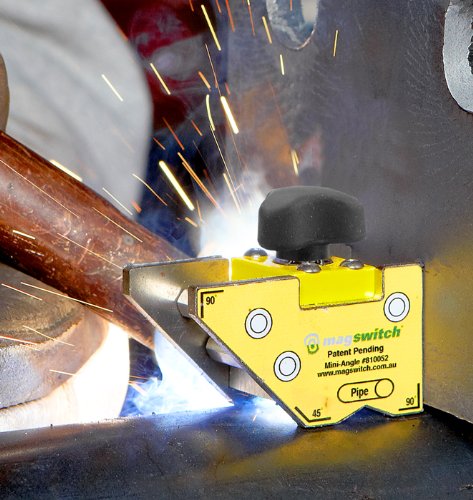 Magswitch Mini Angle Welding Magnet - for Metal Fabrication Welding Accessories and Tools  with Multi Angle Magnet Holder Clamp on/Off Capabilities  8 thumbnail