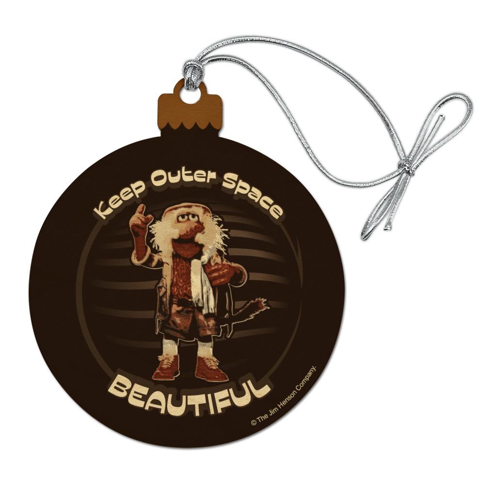 Keep Outer Space Beautiful Fraggle Rock Uncle Traveling Matt Wood Christmas Tree Holiday Ornament