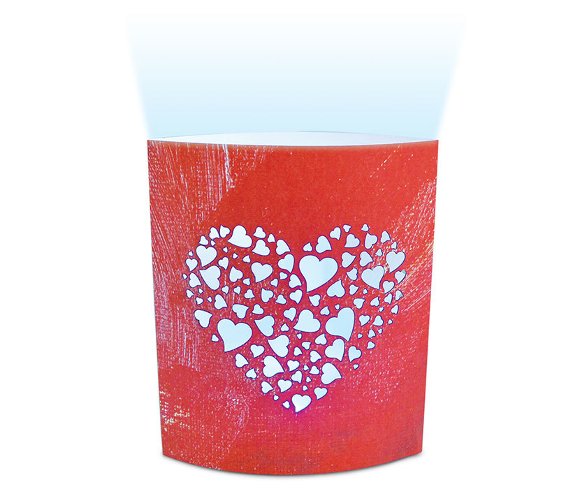 LED Lantern Heart