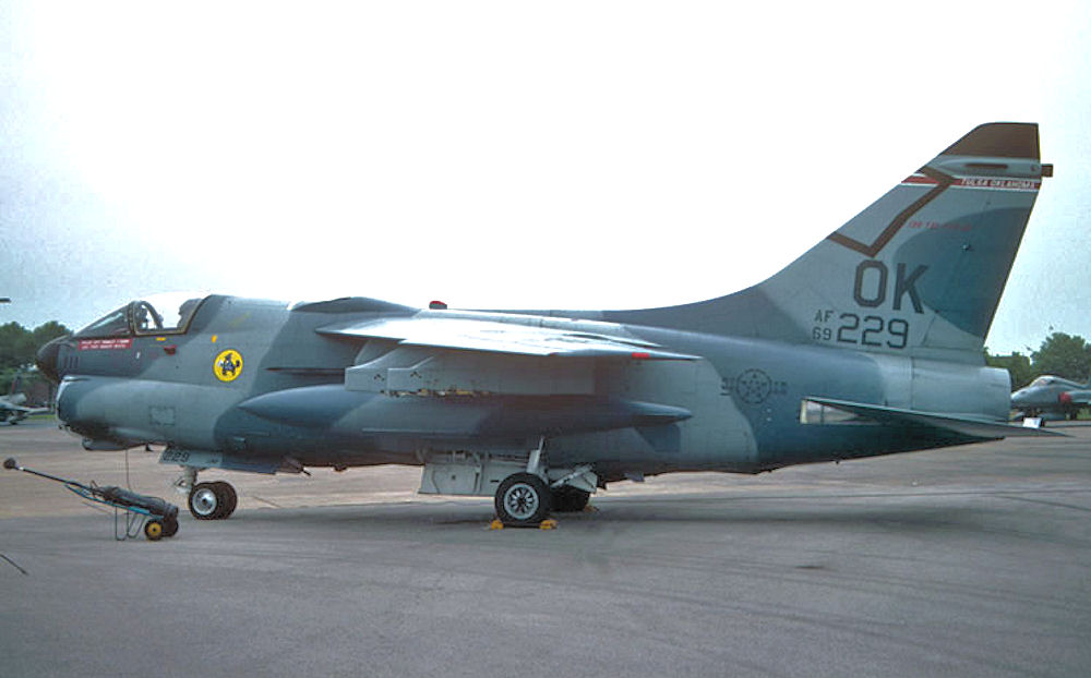 LAMINATED POSTER 125th Tactical Fighter Squadron a-7D-5-CV Corsair II 69-6229 1972: Aircraft Delivered to 354th Tacti Poster Print 20 X 30
