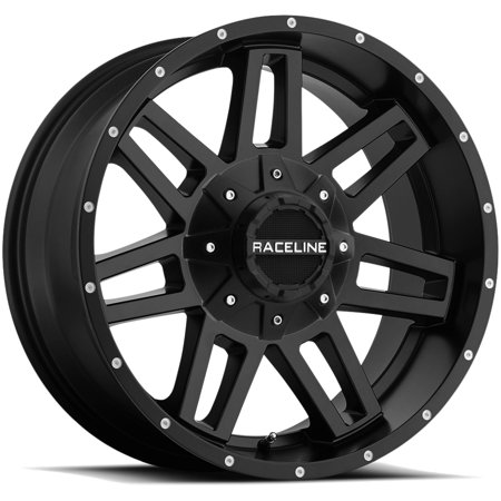 Raceline 931B-INJECTOR 17  Cast Aluminum Wheel  INJECTOR BLACK 17X9 5X127/5X135 -12mm
