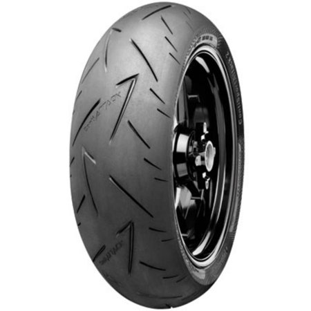 180/55ZR-17 (73W) Continental ContiRoad Attack 2 Hypersport Touring Radial Rear Motorcycle Tire for Yamaha FZ-09 2014-2017