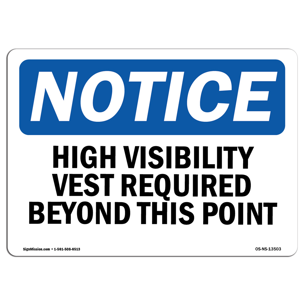 SignMission OS-NS-a-1824-V-10277 18 X 24 in. OSHA Notice Sign - Avoid Cross Contamination Wash Hands