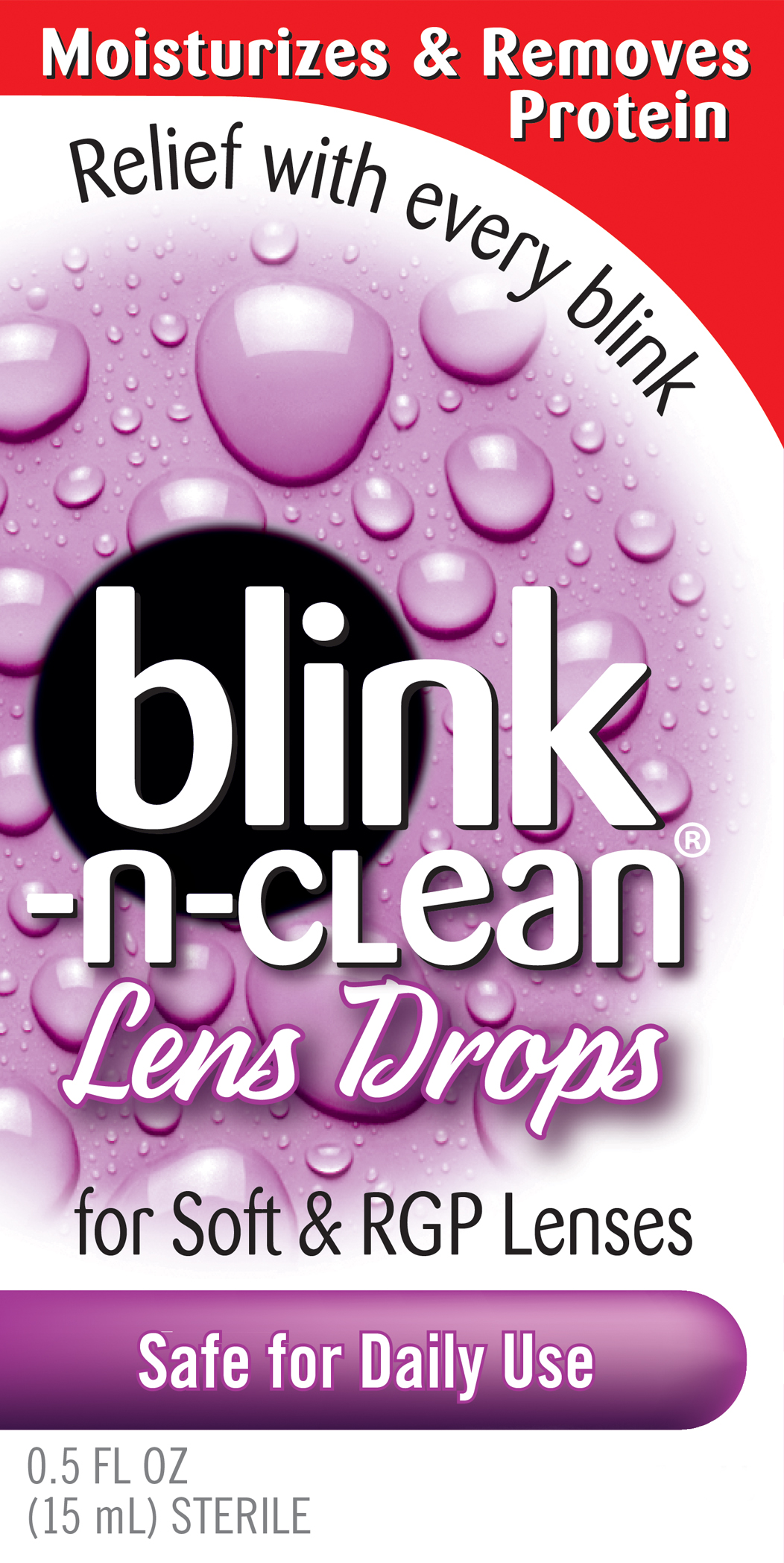 Blink - Eye Drops - Remove Lens Buildup 0.5 Floz