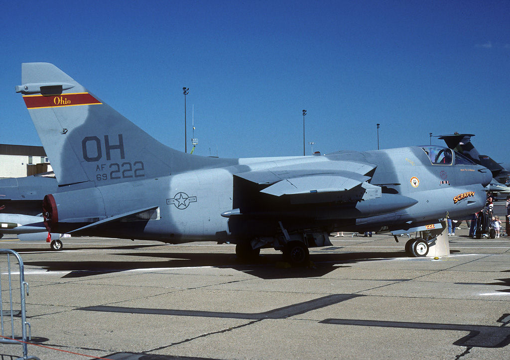 LAMINATED POSTER 162d Tactical Fighter Squadron a-7D Corsair II 69-6222 1971: Aircraft Delivered to 354th Tactical Fi Poster Print 20 X 30