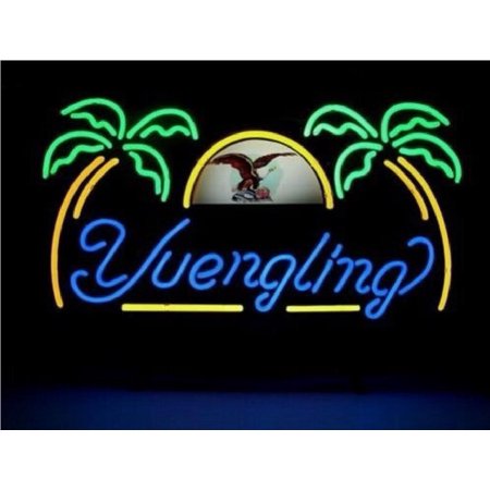 Desung Brand New Yuengling Lager Eagle Neon Sign Handcrafted Real Glass Beer Bar Pub Man Cave Sports Neon Light 20 X 16  120YLELBTPT