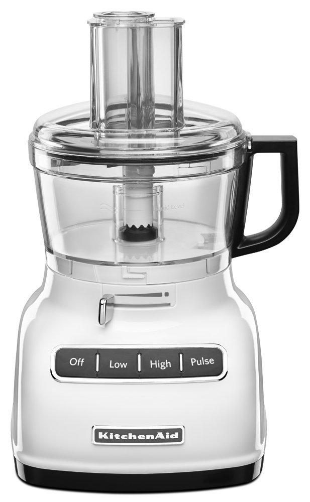 Restored KitchenAid RRKFP0722WH 7-Cup Food Processor with Exact Slice System - White (Refurbished)