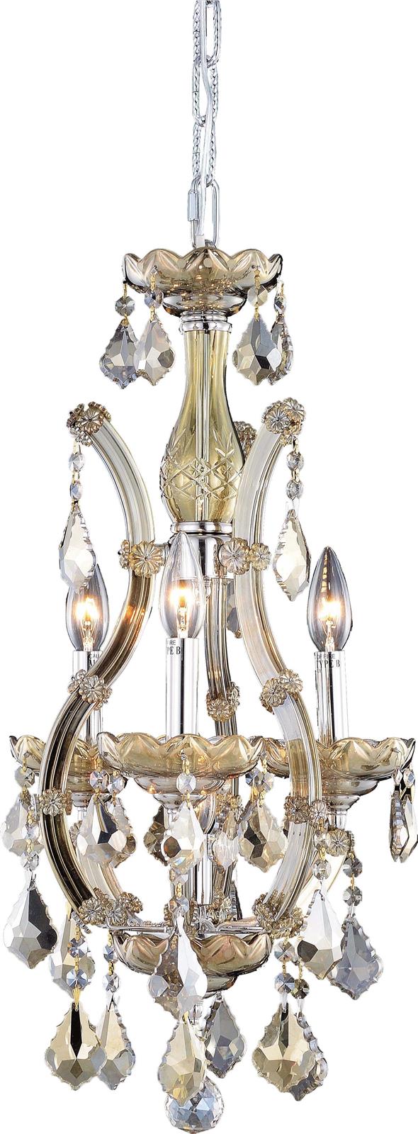 Chandelier Pendant MARIA THERESA Traditional Dining Room Bathroom 4-Ligh EL-6781