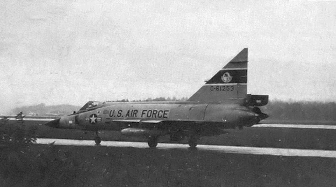 526th Fighter-Interceptor Squadron Convair F-102 Delta Dagger 56-1253-20 Inch by 30 Inch Laminated Poster with Bright Colors and Vivid Imagery-Fits Pe