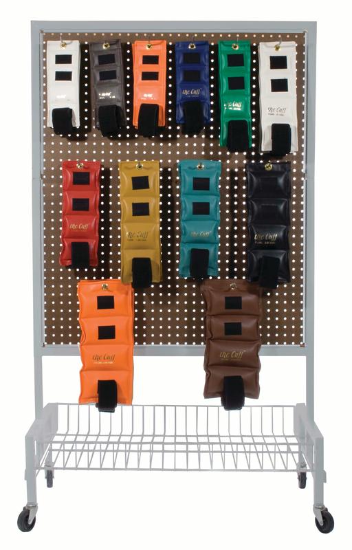 Fabrication Enterprises 10-0255 the Original Cuff Ankle and Wrist Weight - 24 Piece Set with Rack