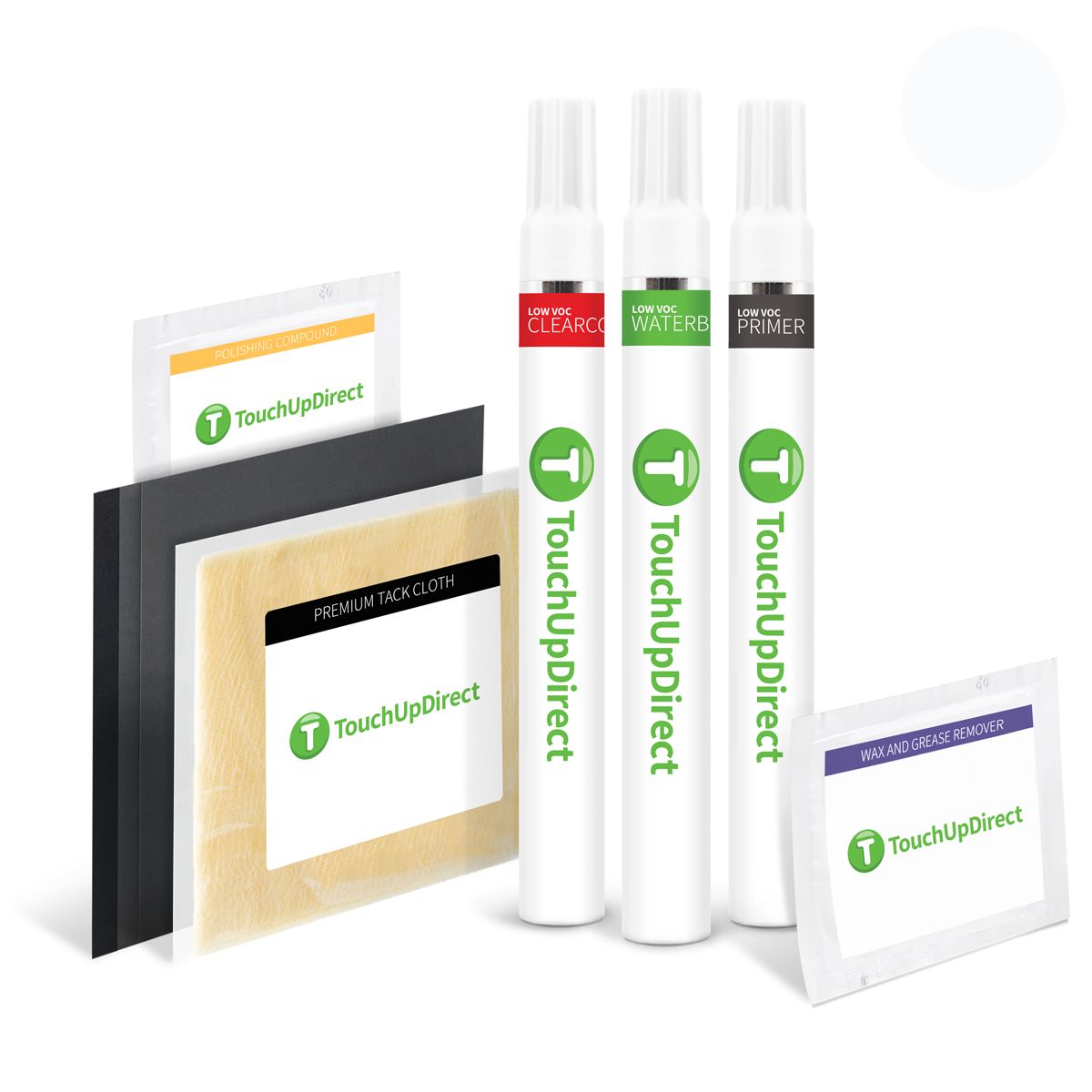 TouchUpDirect for Mercedes-Benz Exact Match Automotive Touch up Paint - Designo Magno Cashmere White Matte (049/0049) - Kit