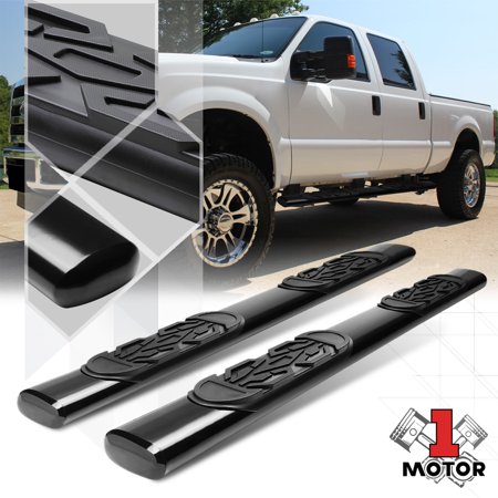 Black 6  Side Step Nerf Bar for 99-16 F250 F350 F450 F550 SD Crew/SuperCrew Cab 00 01 02 03 04 05 06 07 08 09 10 11 12 13 14 15