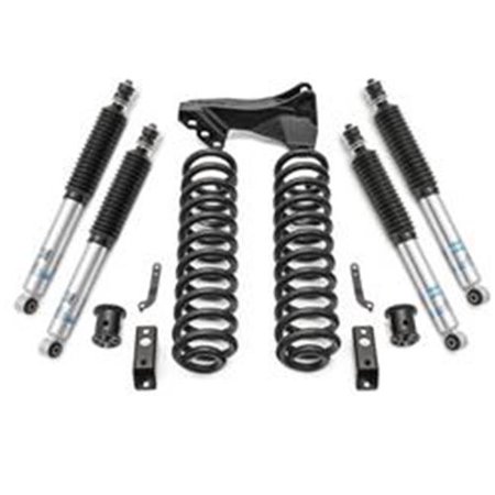 ReadyLIFT 46-2723 2.5 Coil Spring Front Lift Kit with Bilstein Front Shocks and Front Track Bar Bracket for Ford F250/F350 Diesel 4WD