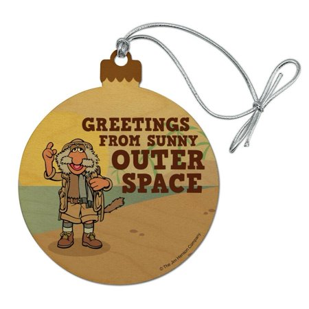 Outer Space Uncle Matt Fraggle Rock Wood Christmas Tree Ornament