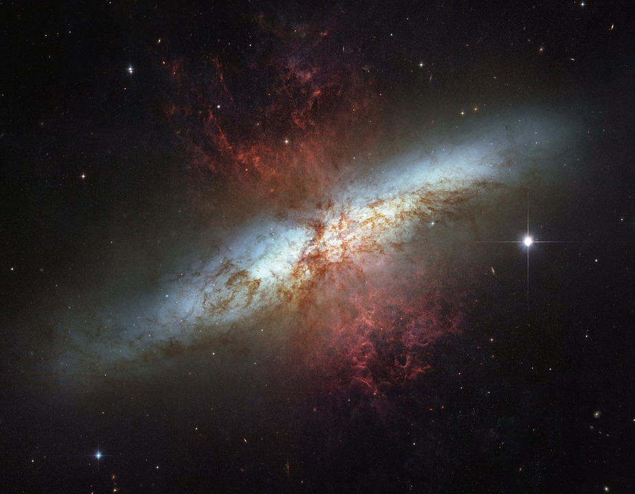M82 Ngc 3034 Spiral Galaxy Messier 82-20 Inch by 30 Inch Laminated Poster with Bright Colors and Vivid Imagery-Fits Perfectly in Many Attractive Frame