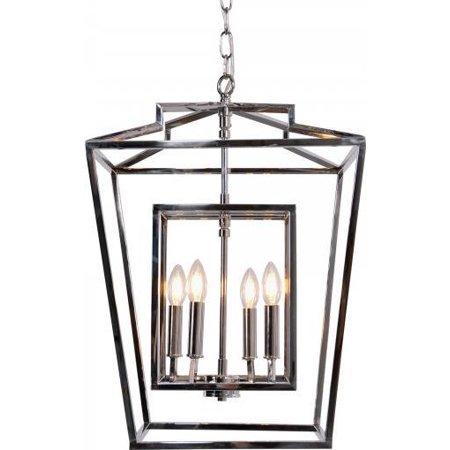 Pendant Light 4-Light Iron Stainless Steel New 40W ZT-2564