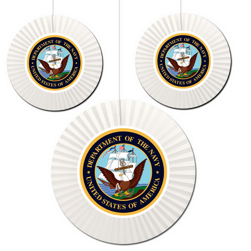 Partypro TQP-5499 Us Navy Classic Fan Decorations