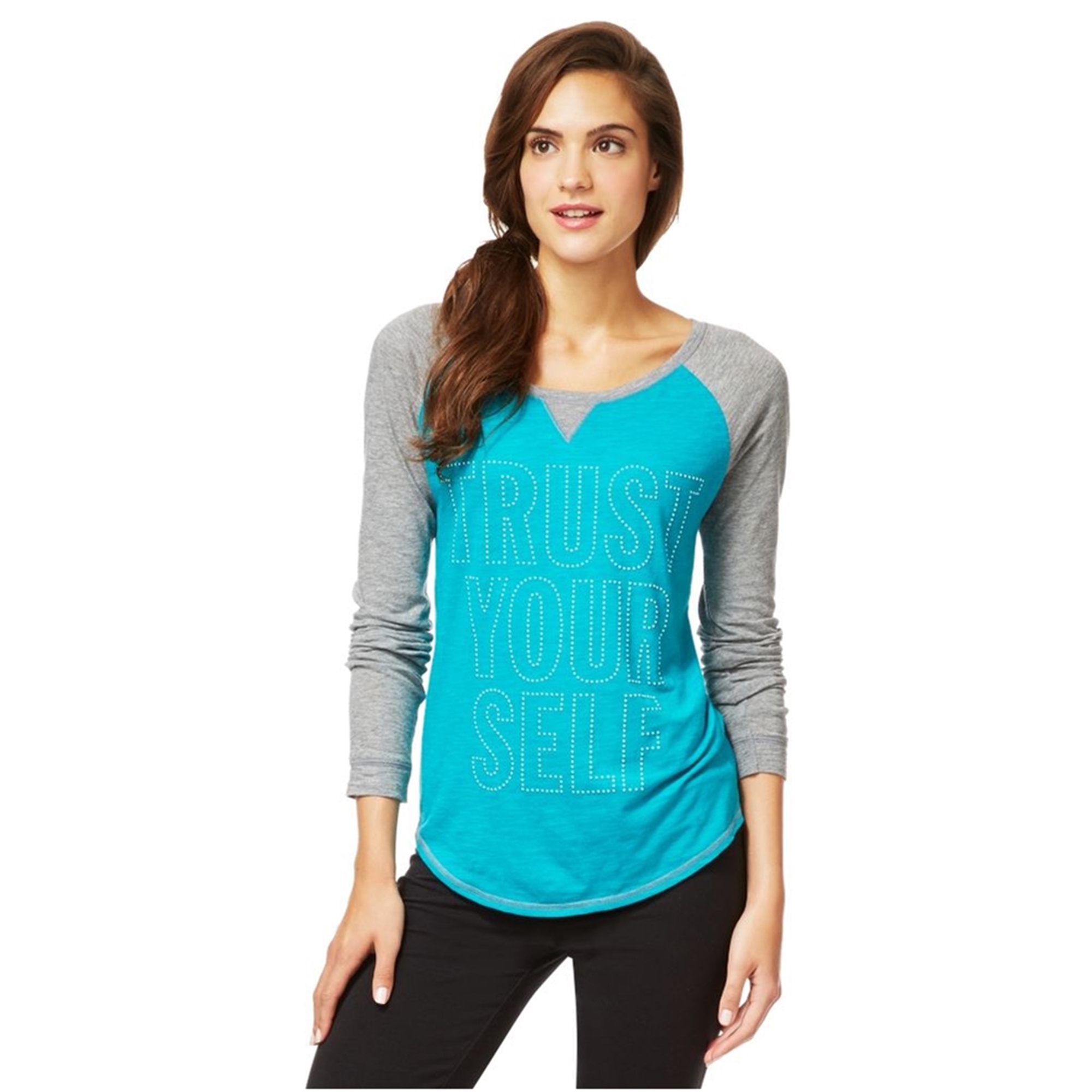 Aeropostale Womens Trust Yourself Graphic T-Shirt