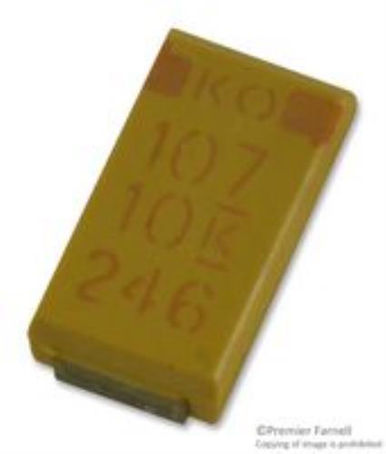 10X No.94W4875 Kemet T520L107M010Ate025 Tantalum Capacitor  100Uf 10V 20% 2312