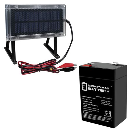 6V 4.5AH Replaces Wagan Solar Powered Torpedo 8532 with 6V Solar Panel