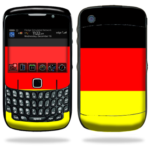 Skin Decal Wrap Compatible with Blackberry Curve 8500 8520 8530 German Flag