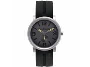 Hush Puppies Men'scharcoal Black Dial Silicon Strap Watch Hp.3677m.2518