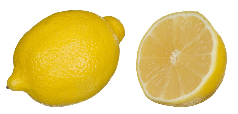 Peel-n-Stick Poster of Citrus Lemon Sour Fresh Split Ripe Yellow Nature Poster 24x16 Adhesive Sticker Poster Print