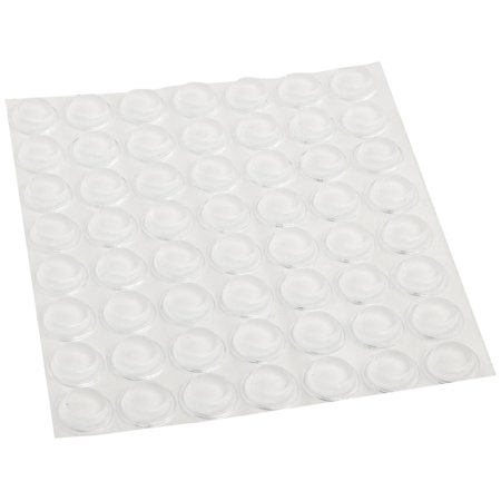 3M Bumpon SJ5312 Clear Bumper/Spacer Pad - Cylindrical Shaped Bumper - 0.5 in...