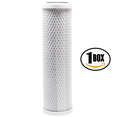 Box of Replacement for AMPAC USA APRO-ALK Activated Carbon Block Filter - Universal 10 Inch Filter for AMPAC USA REVERSE OSMOSIS 5 STAGE ALKALINE FILT