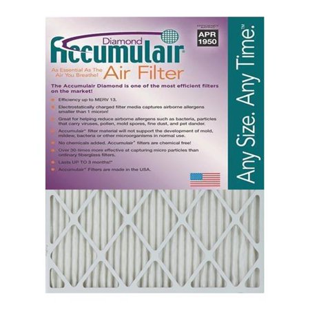 Accumulair FD18X18X0.5A Diamond 0.5 in. Filter- Pack of 2