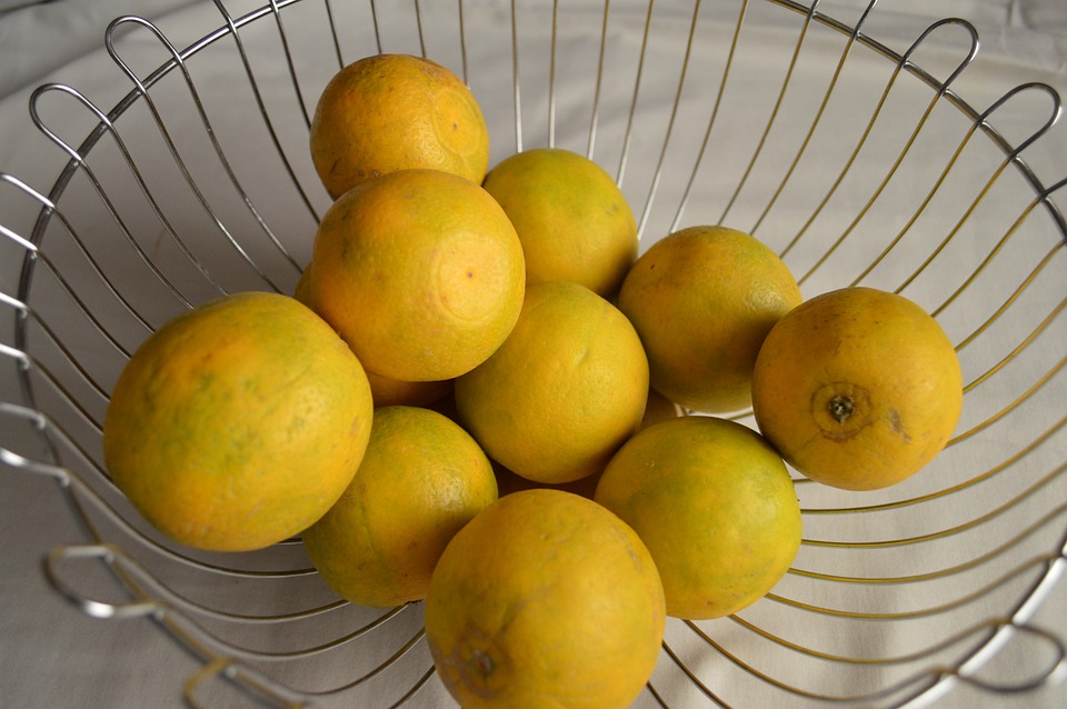 Peel-n-Stick Poster of Citrus Basket Fruits Sour Yellow Lime Juicy Poster 24x16 Adhesive Sticker Poster Print
