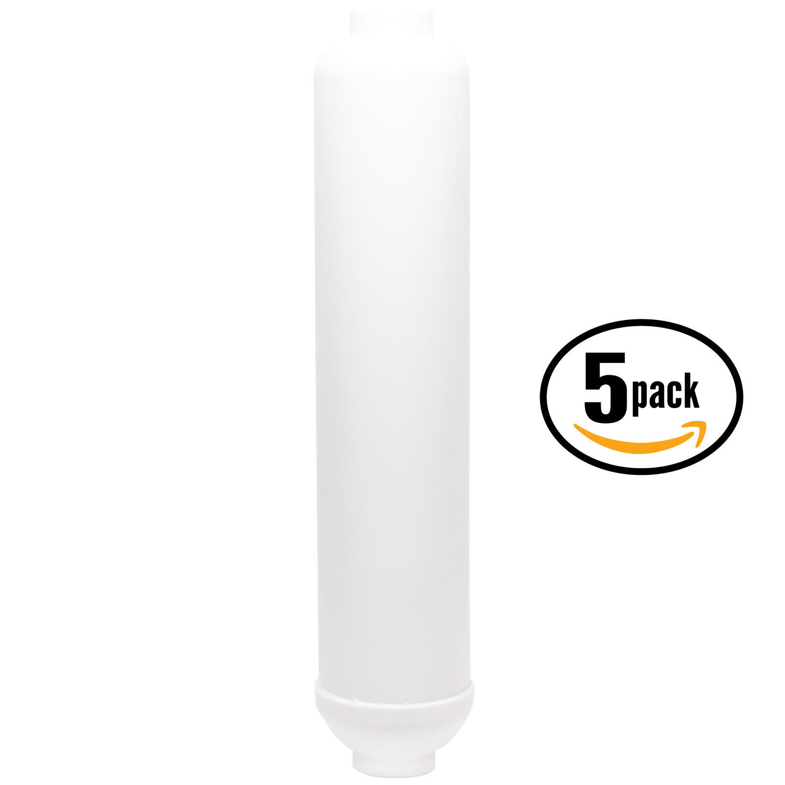5-Pack Replacement for MaxWater 101038 Inline Filter Cartridge - Universal 10-inch Cartridge for MaxWater 9 Stage Alkaline Reverse Osmosis System - De