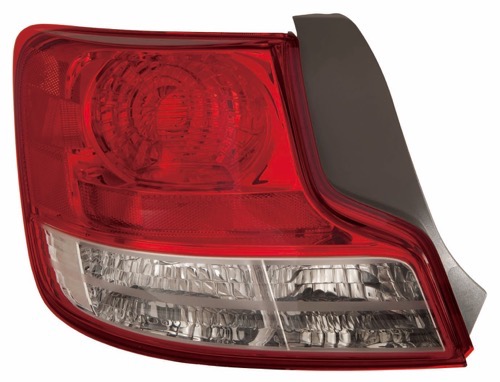 GO-PARTS Replacement for 2012 - 2013 Scion TC Rear Tail Light Lamp Assembly Housing / Lens / Cover - Left (Driver) Side 81561-21320 SC2818110 Replacem