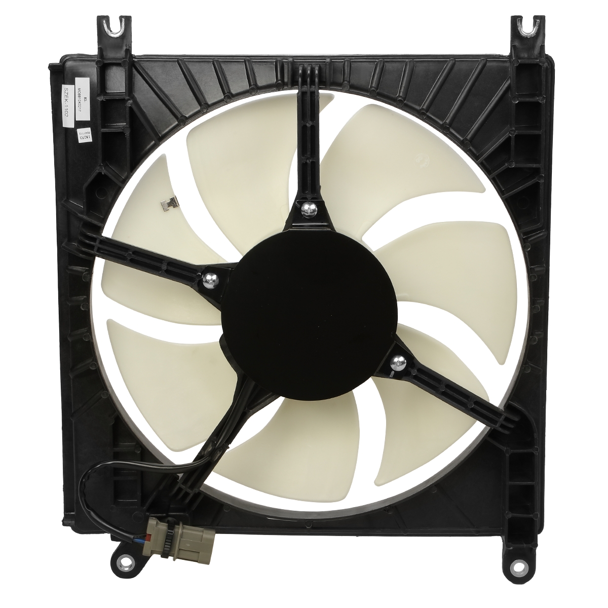 DNA Motoring OEM-RF-0255 for 2002 to 2007 Suzuki Aerio Factory Style AC Condenser Cooling Fan Assembly SZ3113107 03 04 05 06