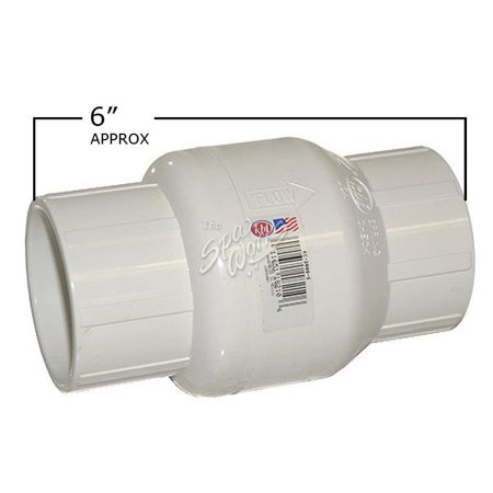 Hot Tub Compatible with Jacuzzi Spas Check Valve 2 Inch with 1/4 Lb Spring 2540-301