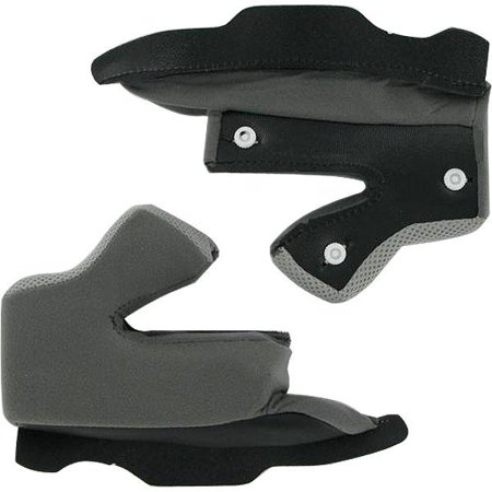 AFX Helmet Cheek Pads for FX-19 2012 Gray Md  0134-1355