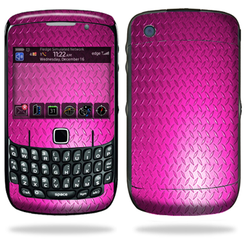 Skin Decal Wrap Compatible with Blackberry Curve 8500 8520 8530 Pink Dia Plate